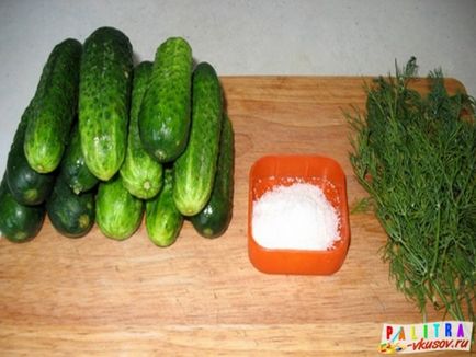 Швидкі малосольні огірки в пакеті (фото-рецепт)