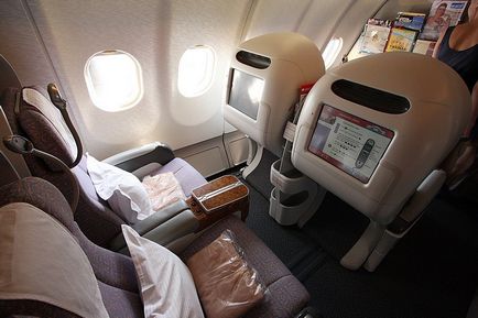 Business Class az Airbus A340 Emirates Airlines Photo hírek Photo News