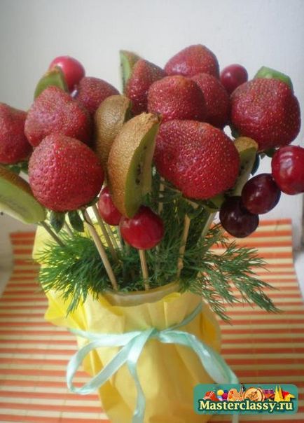 Buchet de fructe o clasă de masterat cu fotografii pas cu pas