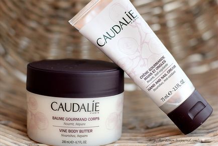 Caudalie unt de vita de corp si caudalie crema de maini si unghii - serii rafinate din caudalie - kardamon