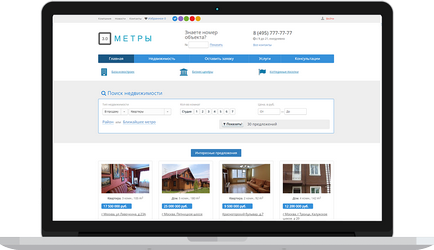 Sistemul Crm și site-ul gata pentru o agenție imobiliară