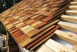Fa tetőfedő anyagok, eszköz telepítése