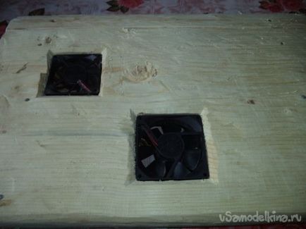 Pad de răcire din lemn pentru laptop cu propriile mâini