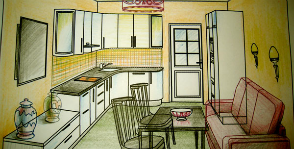 Дизайн маленької кухні - як збільшити простір