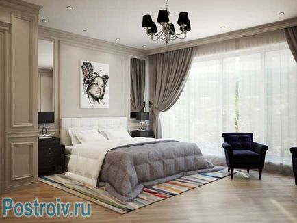 Perdele de design pentru dormitor, care pentru a alege jaluzele sau draperii, perdele de moda în dormitor 50 de fotografii de desene sau modele