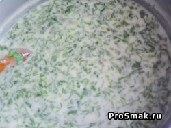 Довга - азербайджанський суп з кислого молока
