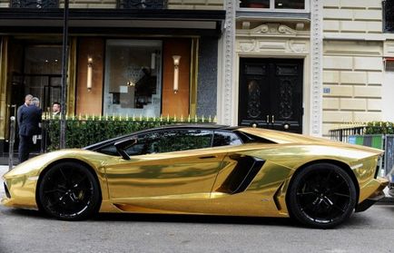 Aceasta este cea mai scumpă mașină din lume - lamborghini de aur de 6 milioane de dolari