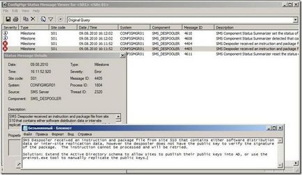 Flouchart telepítési SCCM másodlagos helyszínen