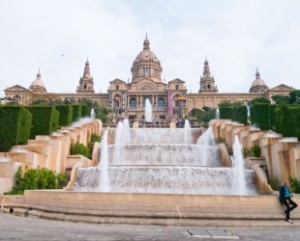 Fântâna din Montjuïc din Barcelona