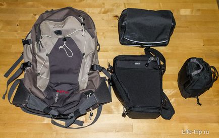 Transportul fotografic de pungi sau fotocamere de echipamente fotografice în călătorii