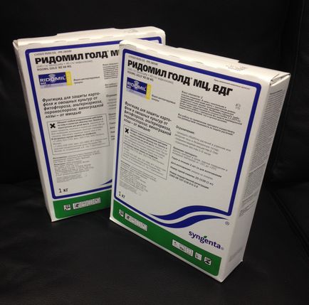 Fungicid Ridomil instrucțiuni pentru utilizare și consum