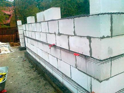 Гараж на пяна блокове как да се изгради със собствените си ръце, sdelai Garazh