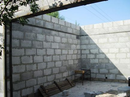 Garaj de blocuri de spumă cu propriile mâini instrucțiuni video pentru construcție, foto