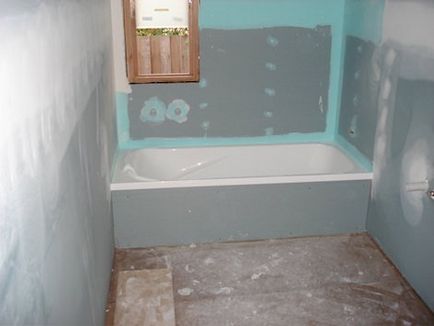 Гіпсокартон в ванній кімнаті інструкції по монтажу