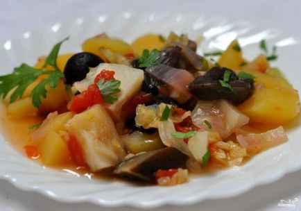Gomba párolt zöldségek - lépésről lépésre recept fotó (receptek) Gomba párolt zöldségek - lépésről lépésre recept fotók