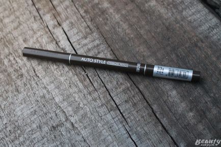 Ідеальні бровки з бюджетним олівцем для брів vov auto eyebrow pencil у відтінку №33 gray brown