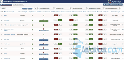 Joomla pentru dispozitive mobile