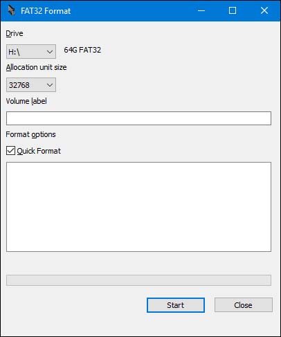 Як форматувати флешку або диск в fat32 з об'ємом більше 32 гб