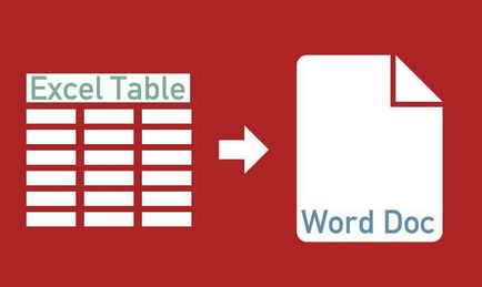 Як з excel таблицю перенести в word 2003, 2007 2010