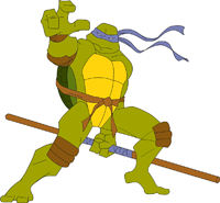 Cum de a desena o broască țestoasă ninja în creion în etape