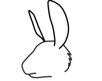 Cum de a desena un iepure pentru un copil în etape, ❤lessdraw ребен