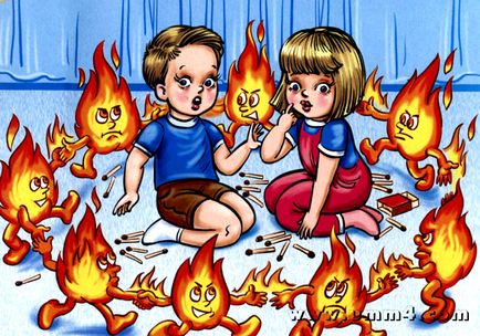 Cum să explicați regulile privind siguranța împotriva incendiilor pentru copii