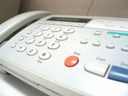 Cum se trimite un fax