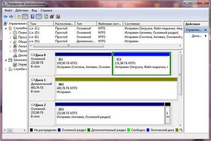 Cum se partiționează un hard disk în partiții în Windows 7, instrucțiuni