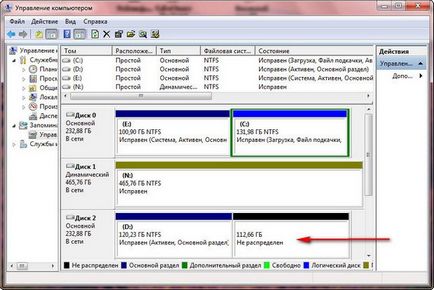 Cum se partiționează un hard disk în partiții în Windows 7, instrucțiuni