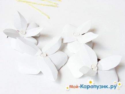 Hogyan készítsünk egy orchidea papír (papír) Hogyan készítsünk egy orchidea papír