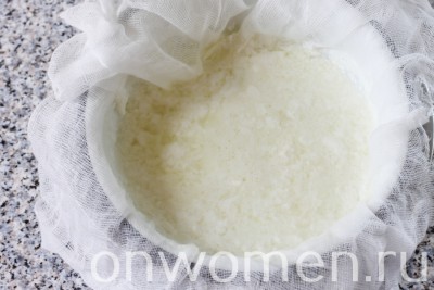 Hogyan készítsünk sajtot kefir otthon recept egy fotó