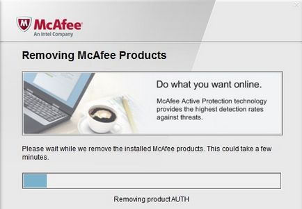 Cum se elimină antivirusul mcafee