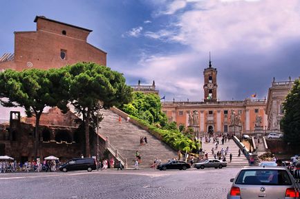 Capitol în Roma pătrat, deal, muzeu, ansamblul Michelangelo, cum să ajungi acolo