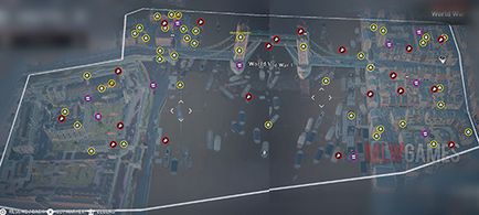 Карти на яких позначено знаходження таємниць лондона, золотих і звичайних скринь, засушених