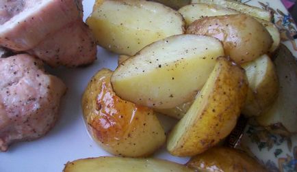 Картопля по-селянськи в духовці рецепт з покроковими фотографіями