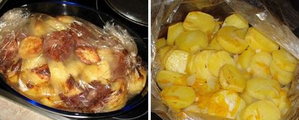 Cartofii în cuptor într-un mod rustic - pas cu pas rețete de gătit cu o fotografie