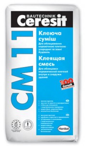 Клей для плитки ceresit см 11 технічні характеристики, застосування, гарантія