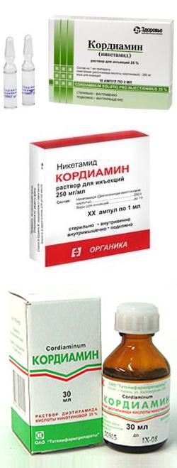 Кордіамін таблетки інструкція із застосування