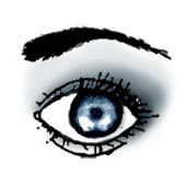 Корекція посадки очей за допомогою макіяжу опуклі очі, girlsarea