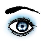 Корекція посадки очей за допомогою макіяжу опуклі очі, girlsarea