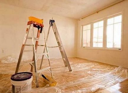 Repararea cosmetică a pereților și a plafoanelor
