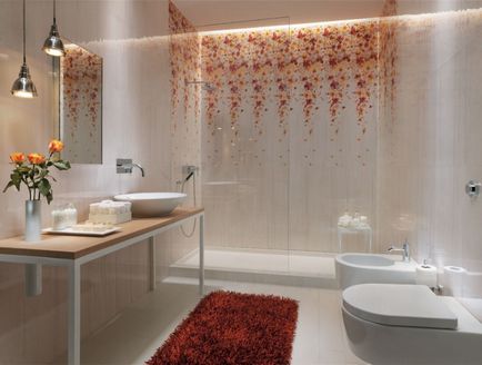 Гарний дизайн плитки у ванній кімнаті