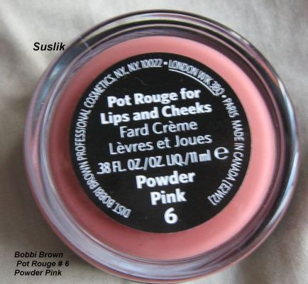 Cream Blush por rouge az ajkak - arcán # 6 por rózsaszín származó Bobbi Brown - vélemények, fényképek és ár