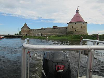 Puțini puternici (lac Ladoga, Schlesselburg, nucă de cetate, sat marino)