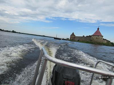 Puțini puternici (lac Ladoga, Schlesselburg, nucă de cetate, sat marino)