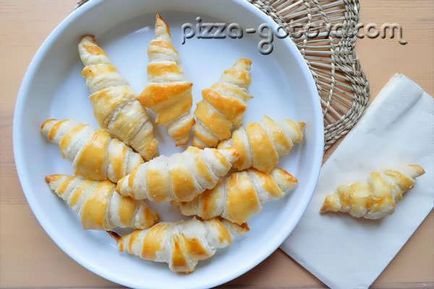 Croissant, leveles tészta otthon - recept fotókkal