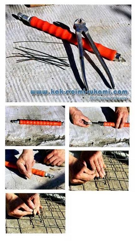 Cârlig pentru armare automată de legare - folosiți și utilizați, cu propriile mâini - cum să faceți