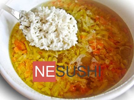 Supă de pui cu orez