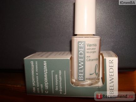 Лак для нігтів belweder зміцнює з церамідамі - «лікувальний полосатик», відгуки покупців