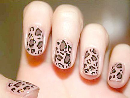 Leopard Manicure - tehnica de performanță